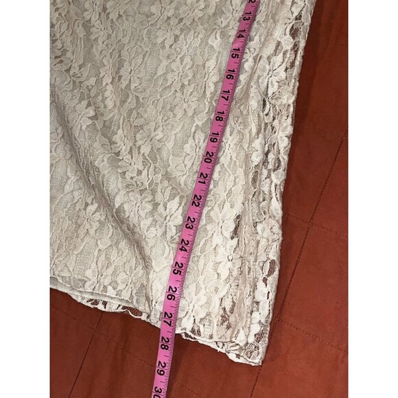 Elan Floral Lace Off-Shoulder Boho Tunic  Women's Mini Dress Size Medium - Picture 6 of 6